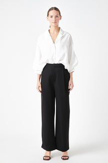 ENDLESS ROSE - Endless Rose -High-Waisted Suit Trousers - PANTS available at Objectrare