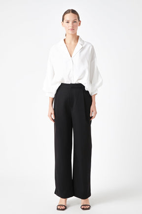 ENDLESS ROSE - Endless Rose - High-Waisted Suit Trousers - PANTS available at Objectrare