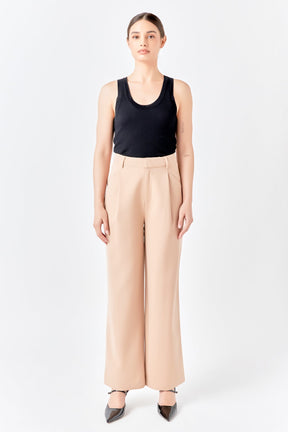High-Waisted Suit Trousers