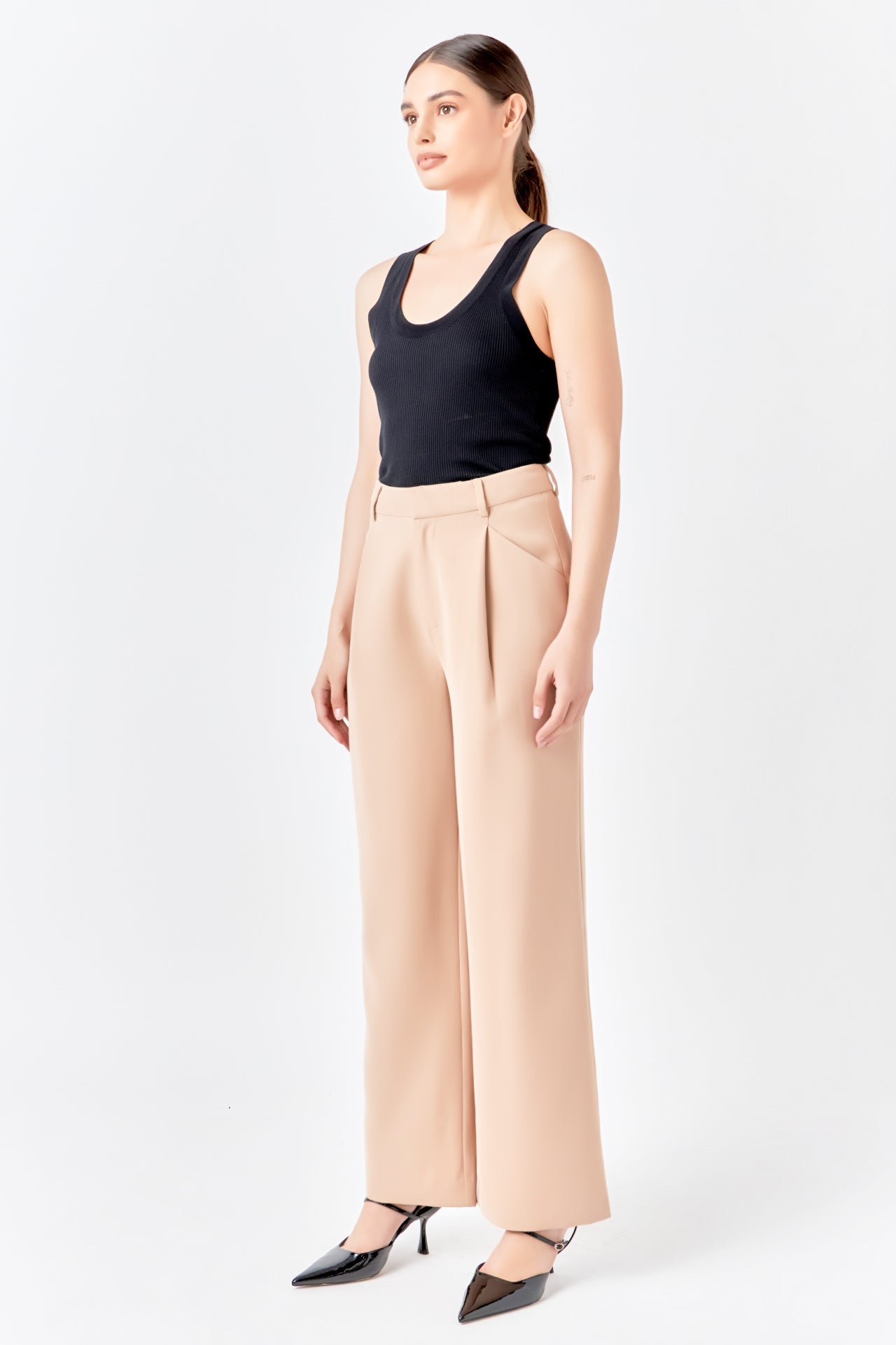 Endless Rose - High-Waisted Suit Trousers