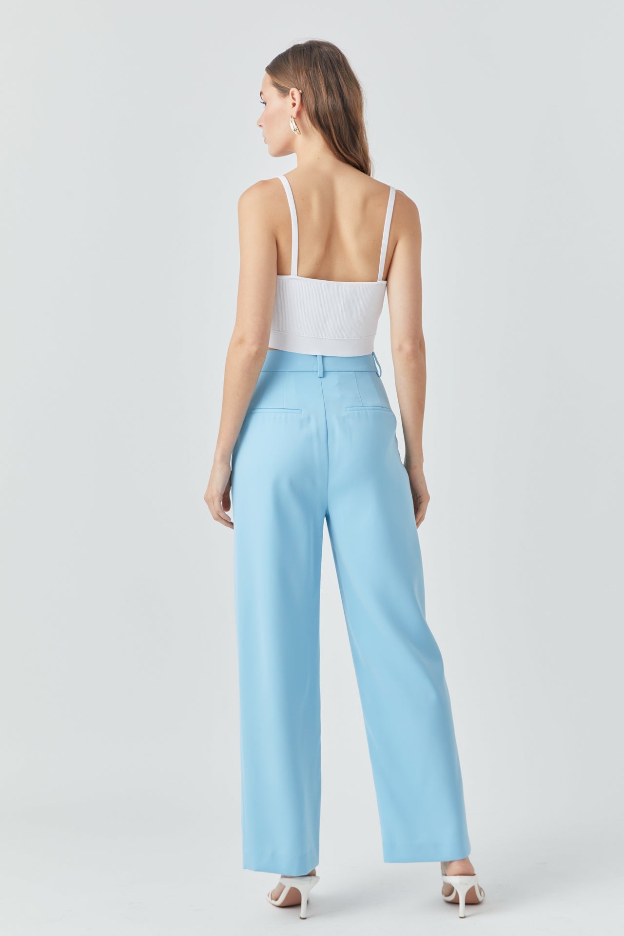 ENDLESS ROSE - Endless Rose - High-Waisted Suit Trousers - PANTS available at Objectrare