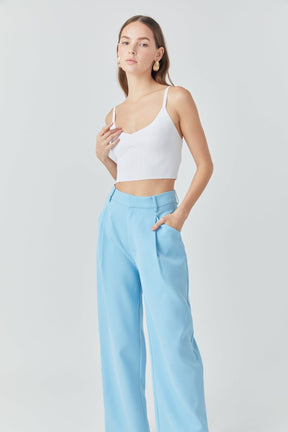 ENDLESS ROSE - Endless Rose - High-Waisted Suit Trousers - PANTS available at Objectrare