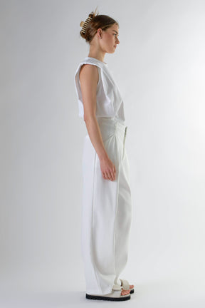 High-Waisted Suit Trousers