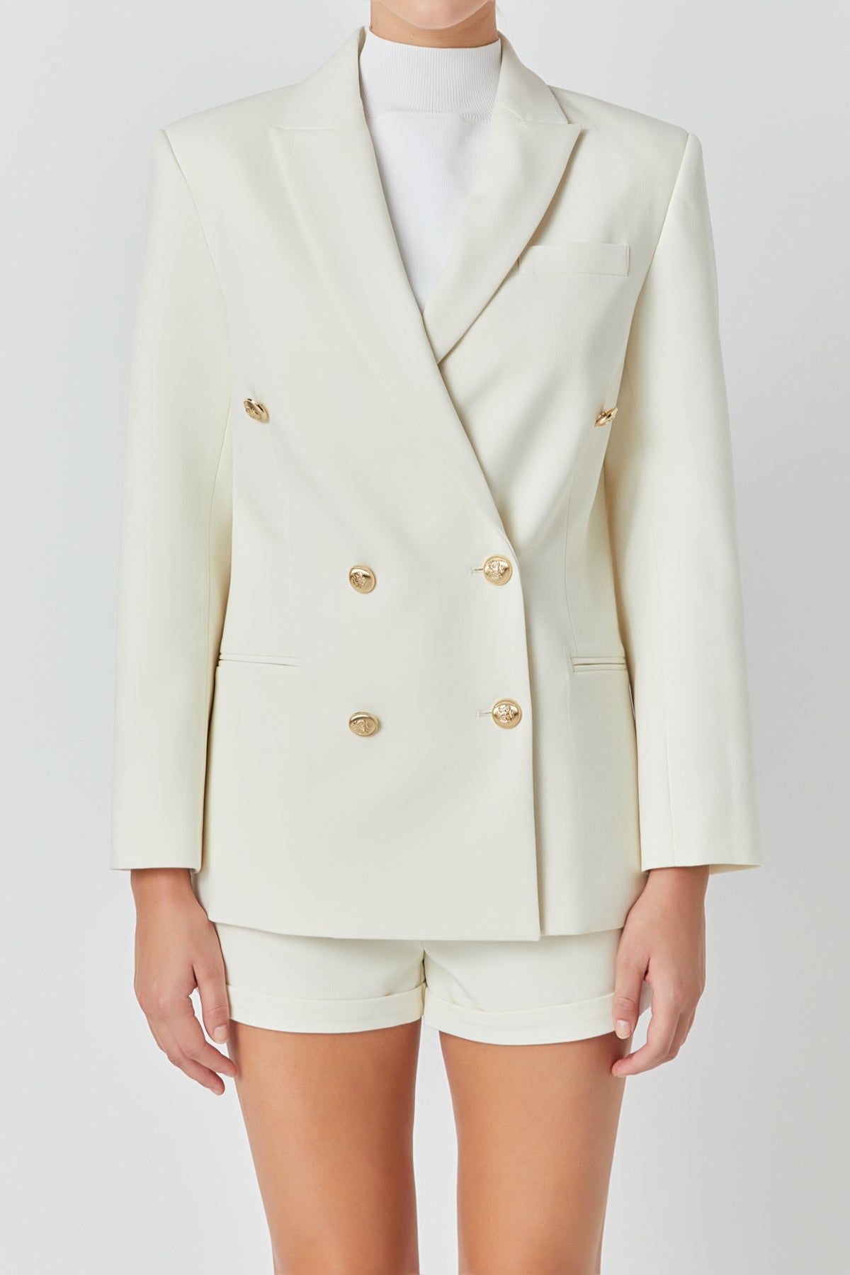 ENDLESS ROSE - Double Breasted Suit Blazer - BLAZERS available at Objectrare