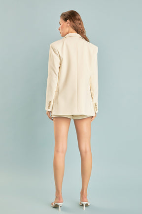 ENDLESS ROSE - Double Breasted Suit Blazer - BLAZERS available at Objectrare