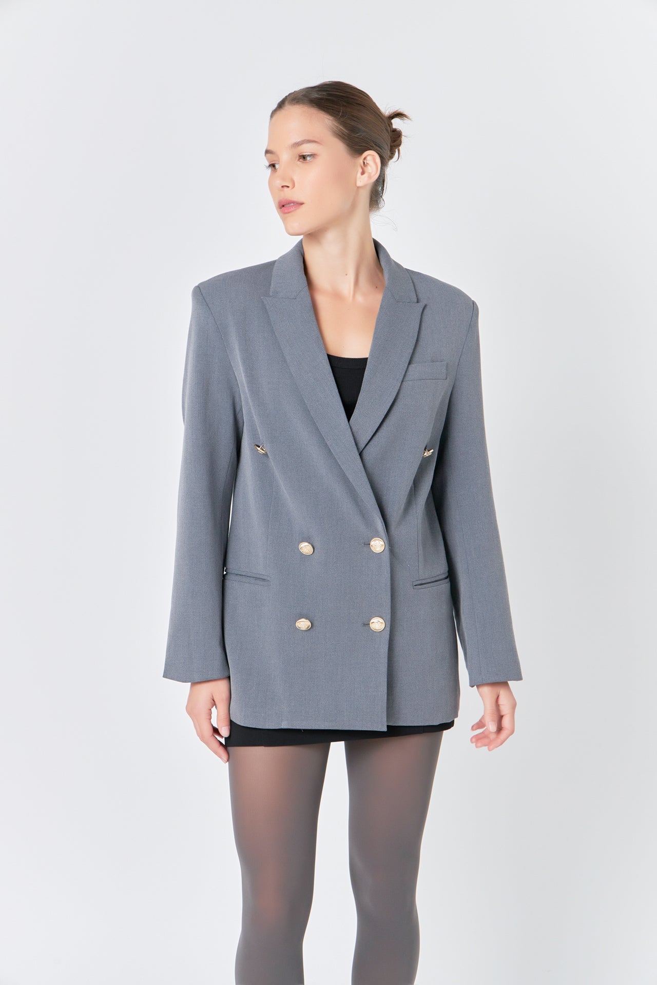 ENDLESS ROSE - Double Breasted Suit Blazer - BLAZERS available at Objectrare