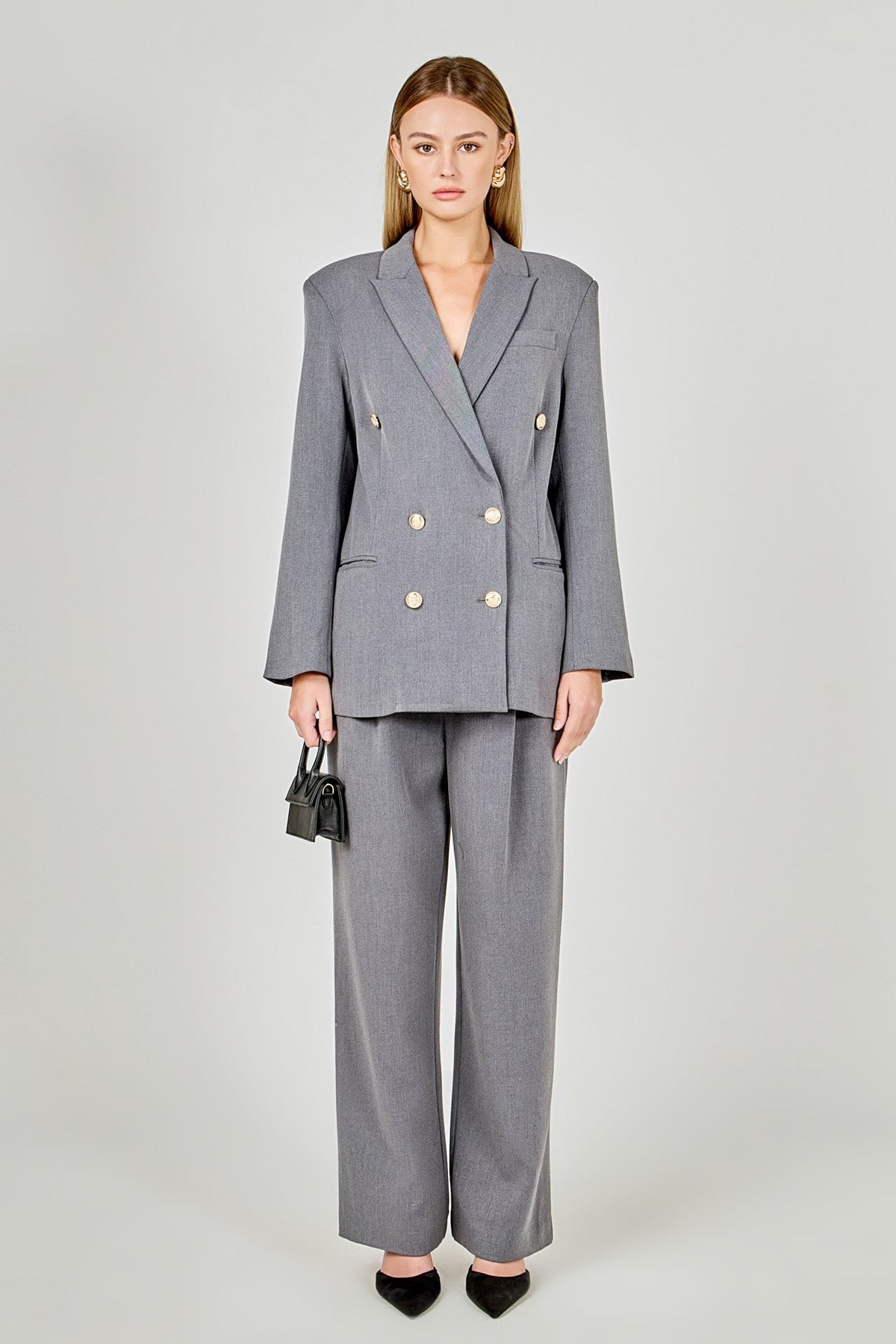 ENDLESS ROSE - Double Breasted Suit Blazer - BLAZERS available at Objectrare