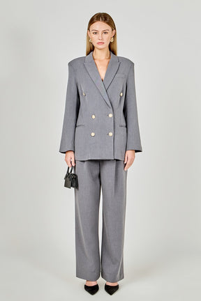 ENDLESS ROSE - Double Breasted Suit Blazer - BLAZERS available at Objectrare