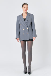 ENDLESS ROSE - Double Breasted Suit Blazer - BLAZERS available at Objectrare