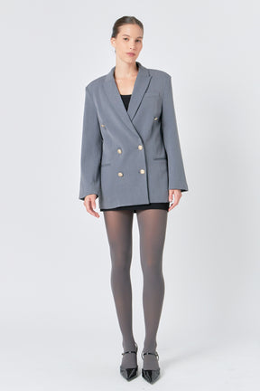 ENDLESS ROSE - Double Breasted Suit Blazer - BLAZERS available at Objectrare