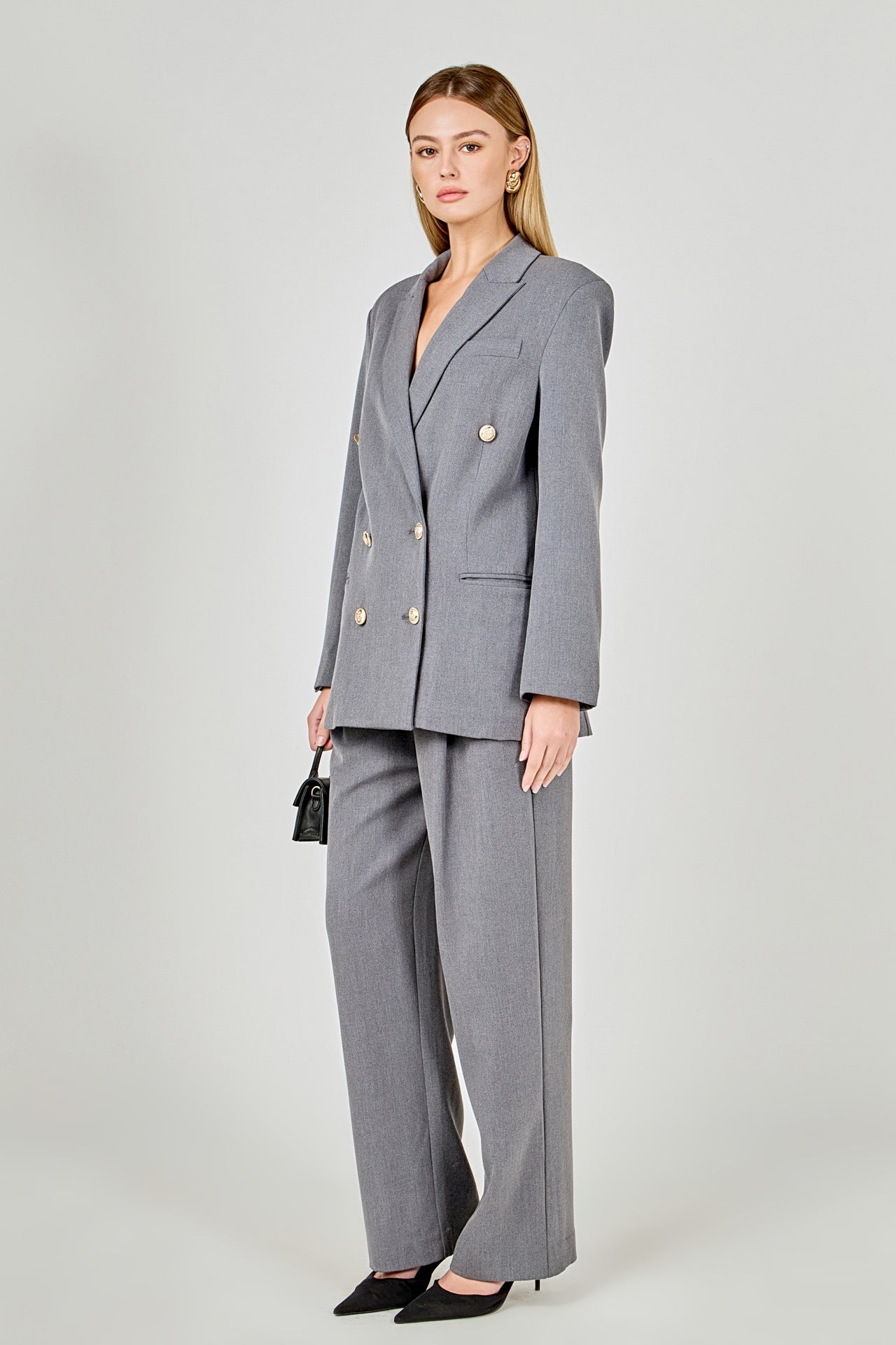 ENDLESS ROSE - Double Breasted Suit Blazer - BLAZERS available at Objectrare