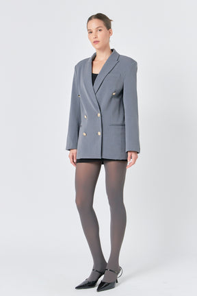 ENDLESS ROSE - Double Breasted Suit Blazer - BLAZERS available at Objectrare