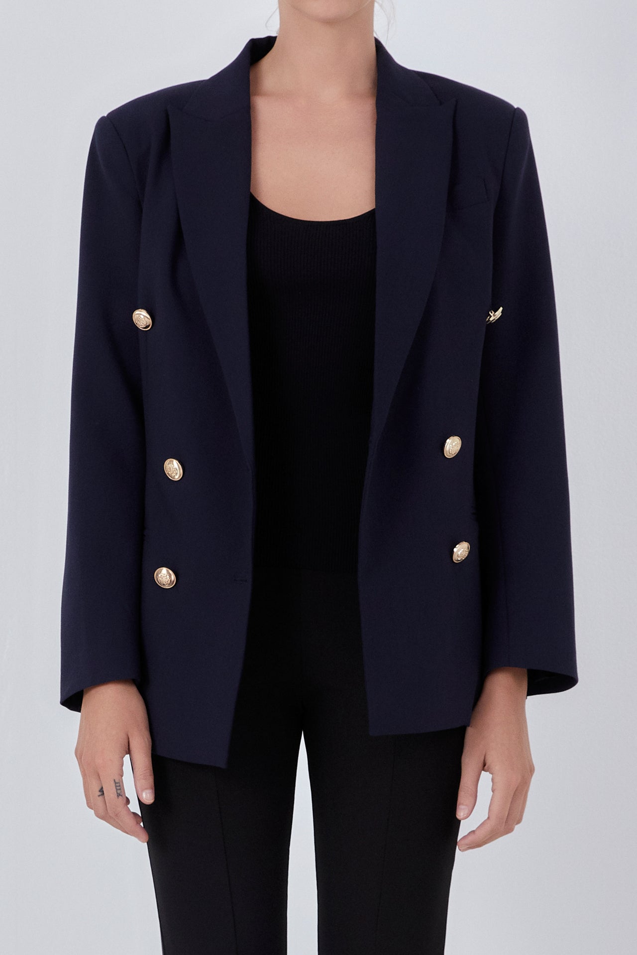 ENDLESS ROSE - Double Breasted Suit Blazer - BLAZERS available at Objectrare