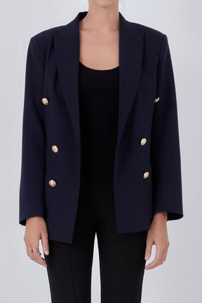 ENDLESS ROSE - Double Breasted Suit Blazer - BLAZERS available at Objectrare