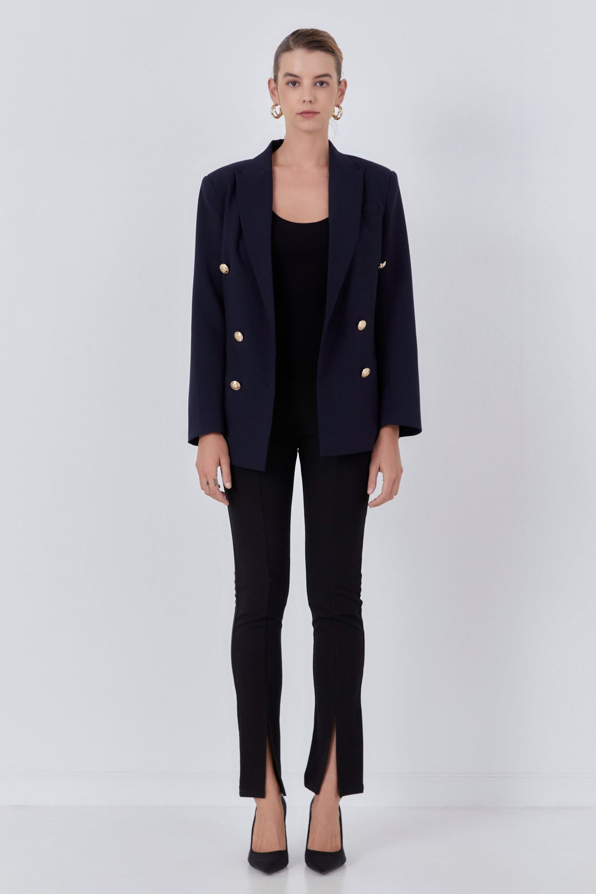 ENDLESS ROSE - Double Breasted Suit Blazer - BLAZERS available at Objectrare