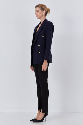 ENDLESS ROSE - Double Breasted Suit Blazer - BLAZERS available at Objectrare