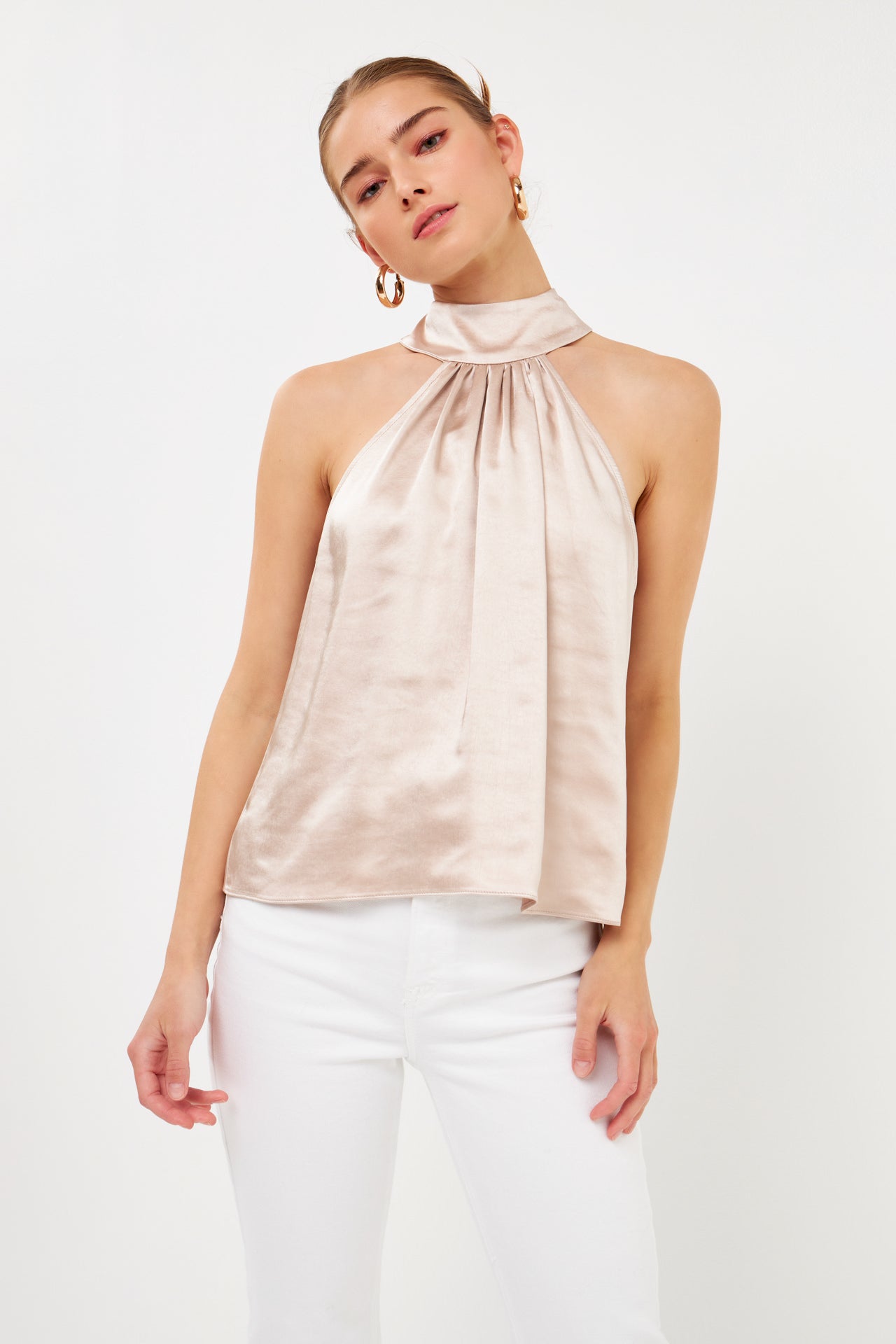 ENDLESS ROSE - Satin Top - TOPS available at Objectrare