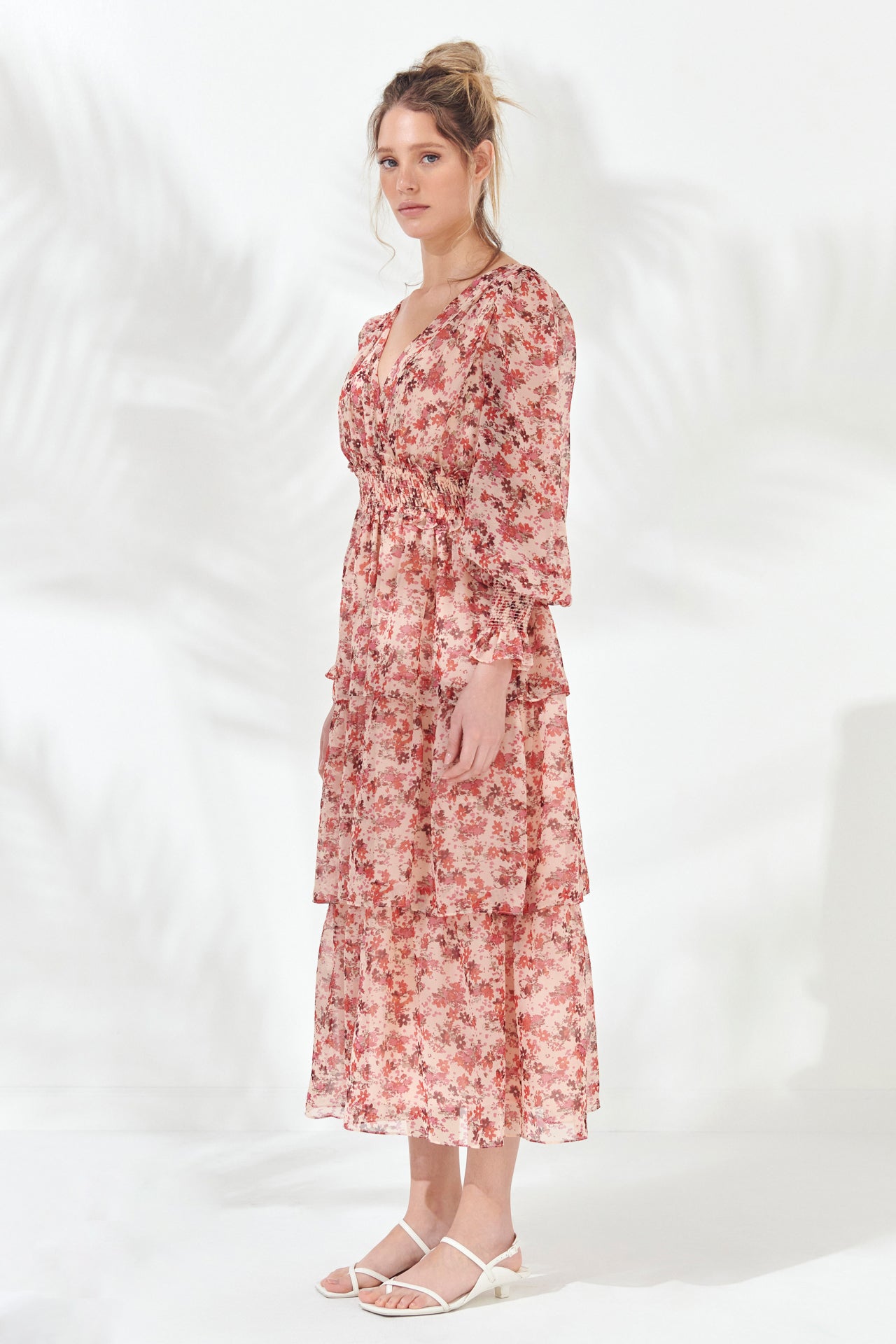 ENDLESS ROSE - Endless Rose - Floral Long-Sleeve Maxi Dress - DRESSES available at Objectrare