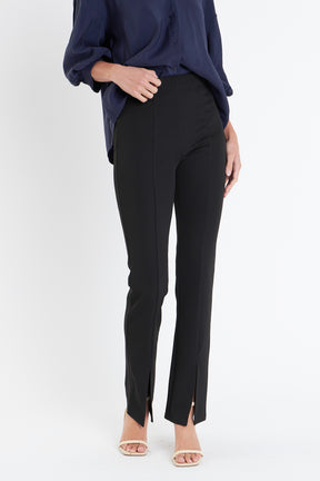 GREY LAB - Front Slit Flares - PANTS available at Objectrare