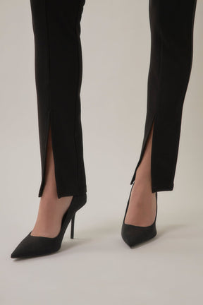 GREY LAB - Front Slit Flares - PANTS available at Objectrare