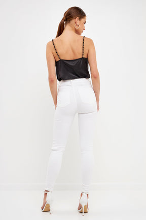 ENDLESS ROSE - Chain Strap Top - TOPS available at Objectrare