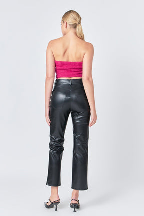 ENDLESS ROSE - Boucle Crop Top - TOPS available at Objectrare