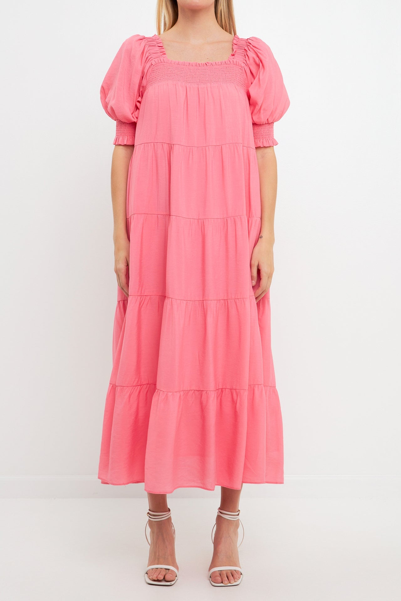 ENGLISH FACTORY - Smocked Baby Doll Maxi - DRESSES available at Objectrare