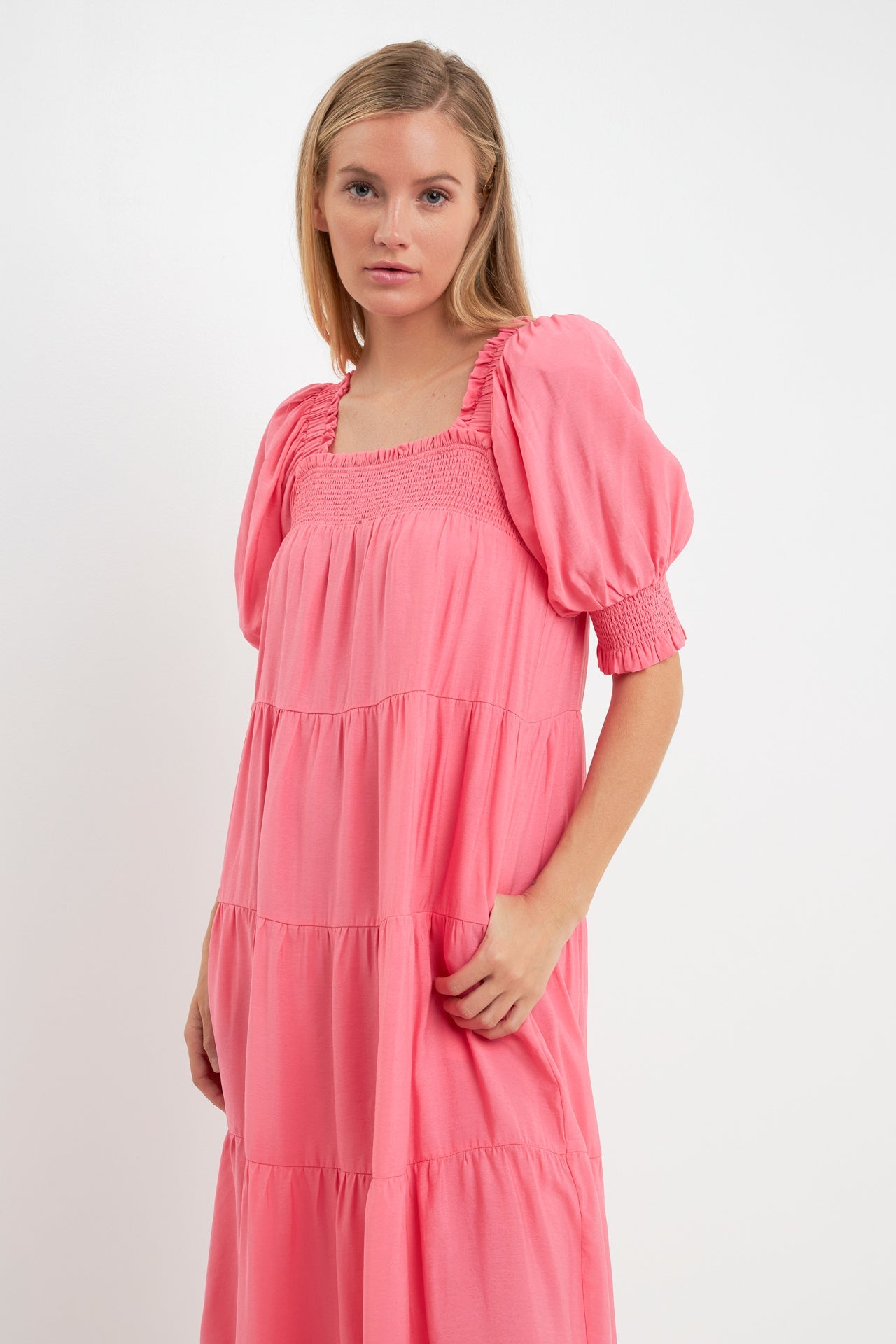 ENGLISH FACTORY - English Factory - Smocked Baby Doll Maxi - DRESSES available at Objectrare