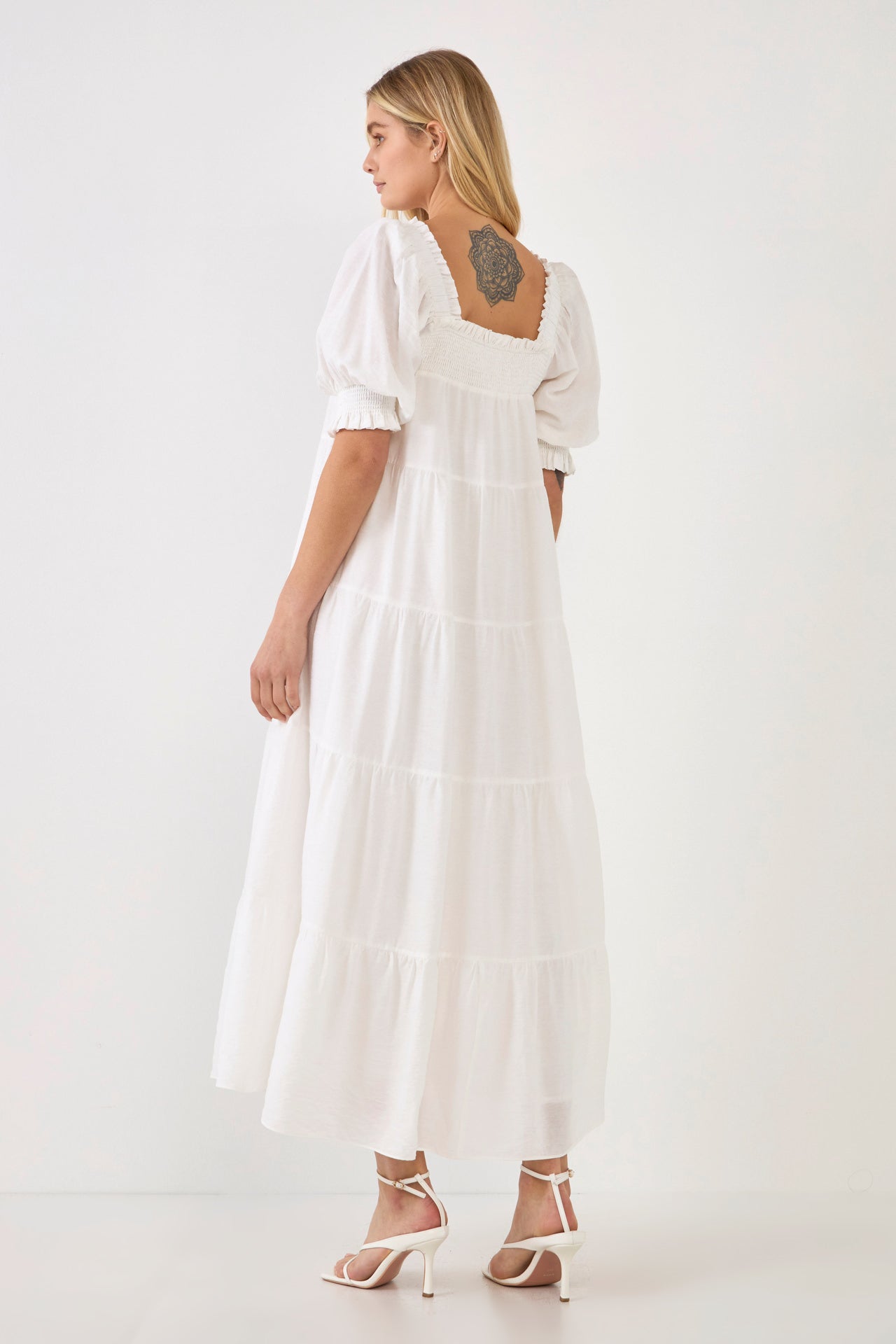 ENGLISH FACTORY - Smocked Baby Doll Maxi - DRESSES available at Objectrare