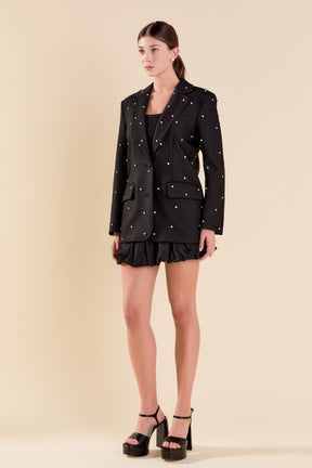 ENDLESS ROSE - Premium Embellished Blazer - BLAZERS available at Objectrare