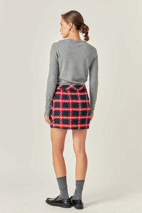 ENGLISH FACTORY - English Factory - Plaid Mini Skirt - SKIRTS available at Objectrare