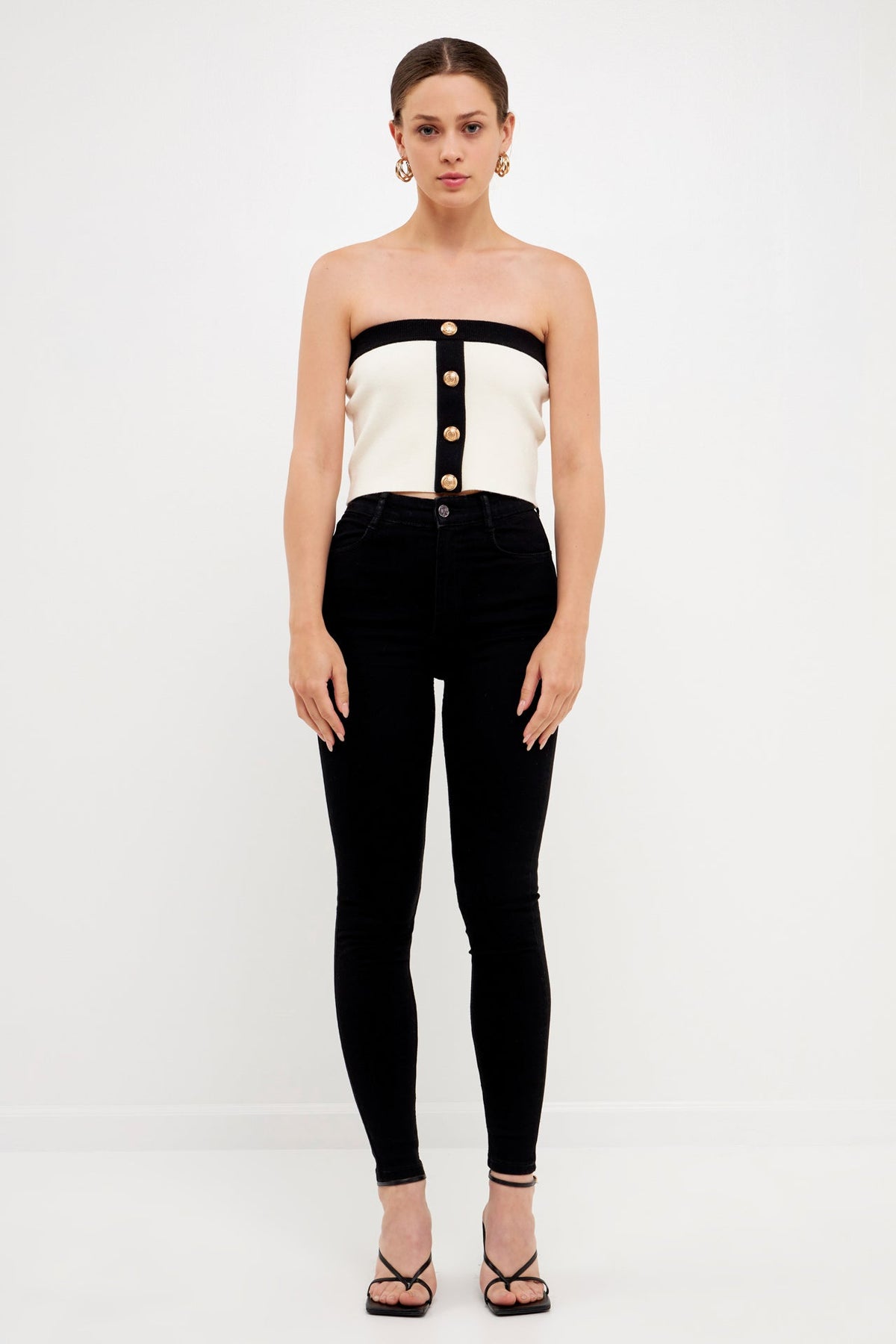 ENDLESS ROSE - Knit Tube Top - TOPS available at Objectrare