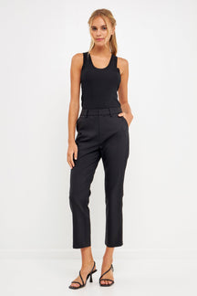 ENGLISH FACTORY - English Factory - Slim Cigarette Trousers - PANTS available at Objectrare