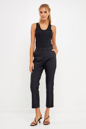 ENGLISH FACTORY - English Factory - Slim Cigarette Trousers - PANTS available at Objectrare