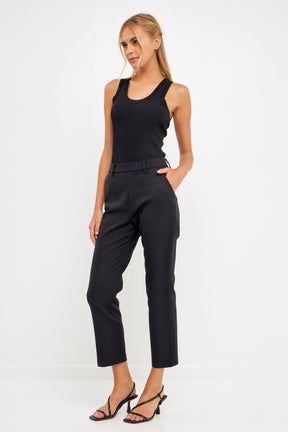 ENGLISH FACTORY - English Factory - Slim Cigarette Trousers - PANTS available at Objectrare