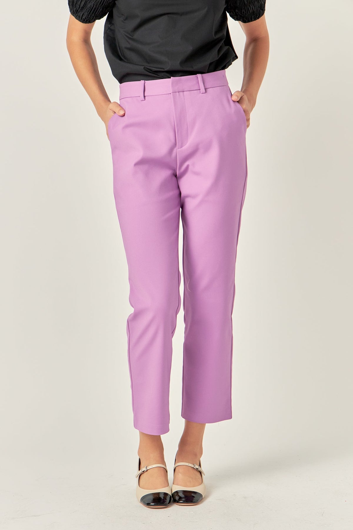 ENGLISH FACTORY - English Factory - Slim Cigarette Trousers - PANTS available at Objectrare