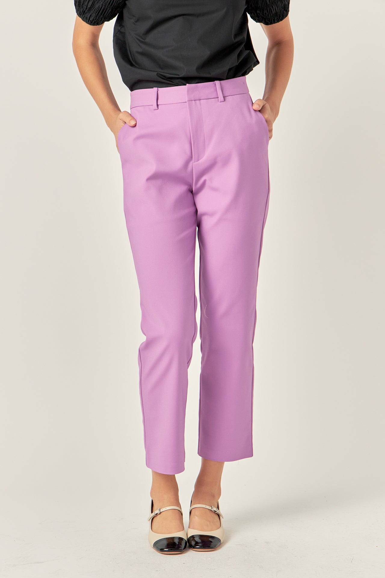 ENGLISH FACTORY - Slim Cigarette Trousers - PANTS available at Objectrare