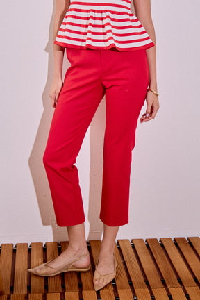 ENGLISH FACTORY - Slim Cigarette Trousers - PANTS available at Objectrare
