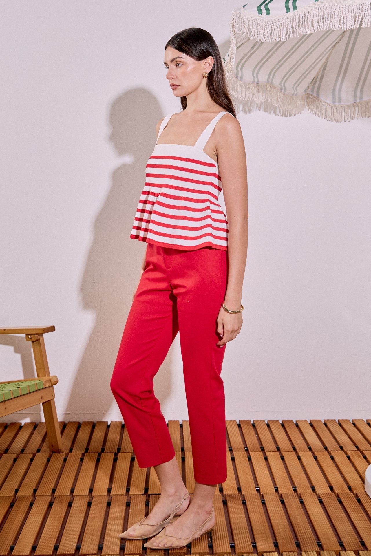 ENGLISH FACTORY - Slim Cigarette Trousers - PANTS available at Objectrare