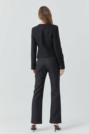 ENDLESS ROSE - Tweed Jacket - JACKETS available at Objectrare