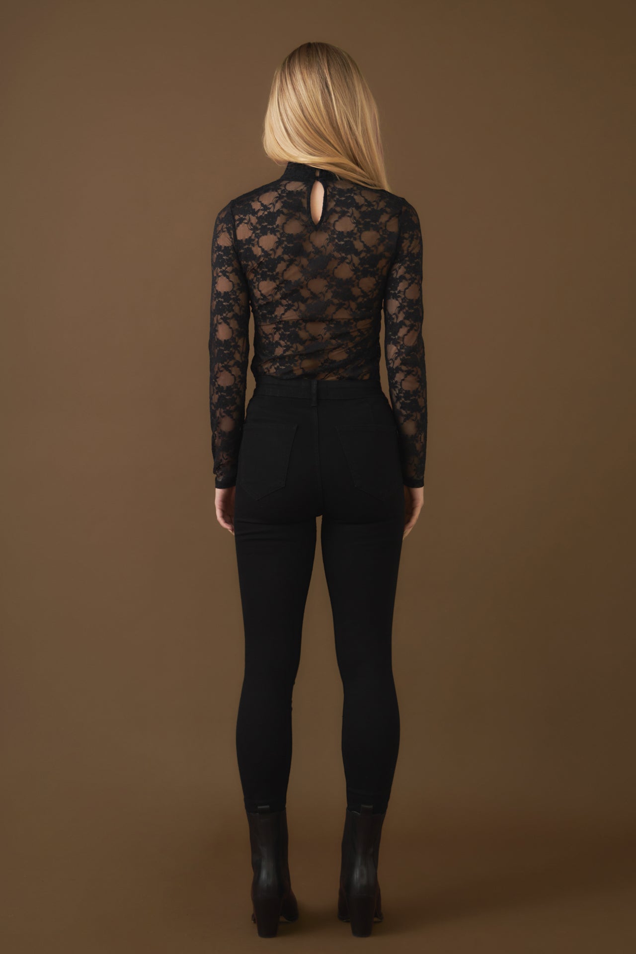 ENDLESS ROSE - Endless Rose - Floral Lace See Through Top - TOPS available at Objectrare