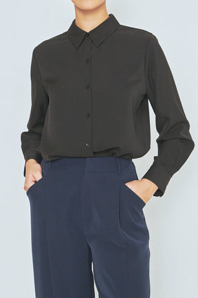 ENDLESS ROSE - Classic Dress Shirt - SHIRTS & BLOUSES available at Objectrare
