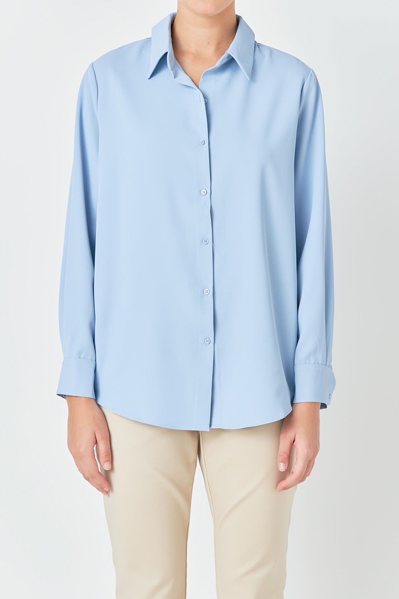 ENDLESS ROSE - Classic Dress Shirt - SHIRTS & BLOUSES available at Objectrare