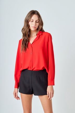 ENDLESS ROSE - Classic Dress Shirt - SHIRTS & BLOUSES available at Objectrare