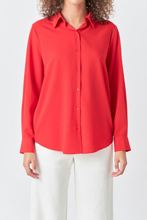 ENDLESS ROSE - Classic Dress Shirt - SHIRTS & BLOUSES available at Objectrare