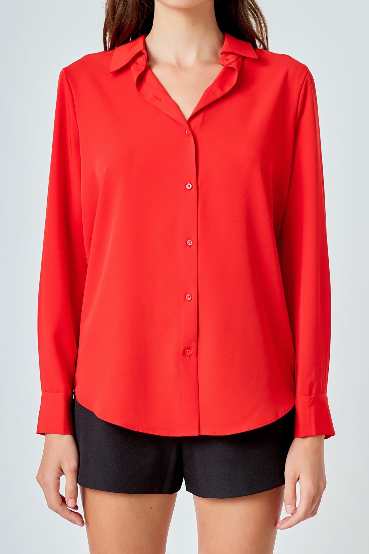 ENDLESS ROSE - Classic Dress Shirt - SHIRTS & BLOUSES available at Objectrare