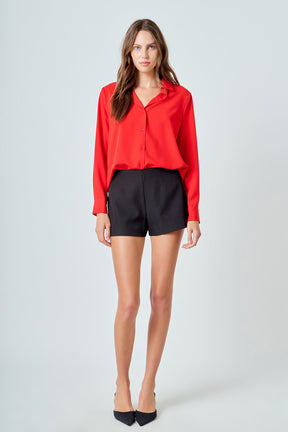 ENDLESS ROSE - Classic Dress Shirt - SHIRTS & BLOUSES available at Objectrare