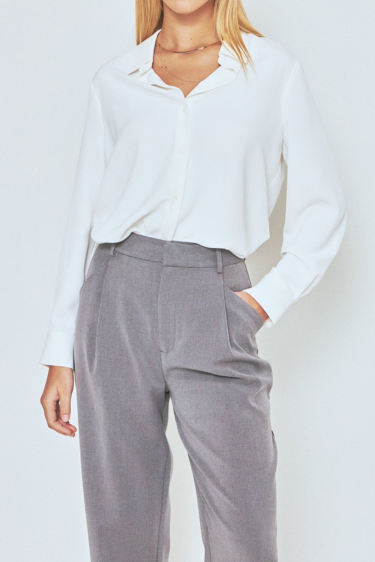 ENDLESS ROSE - Classic Dress Shirt - SHIRTS & BLOUSES available at Objectrare