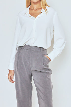 ENDLESS ROSE - Classic Dress Shirt - SHIRTS & BLOUSES available at Objectrare