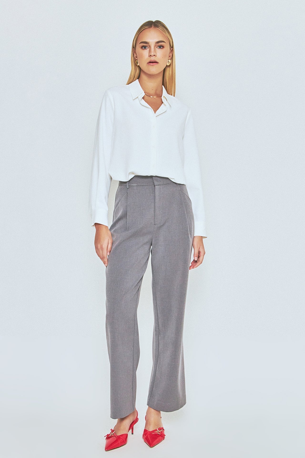 ENDLESS ROSE - Classic Dress Shirt - SHIRTS & BLOUSES available at Objectrare